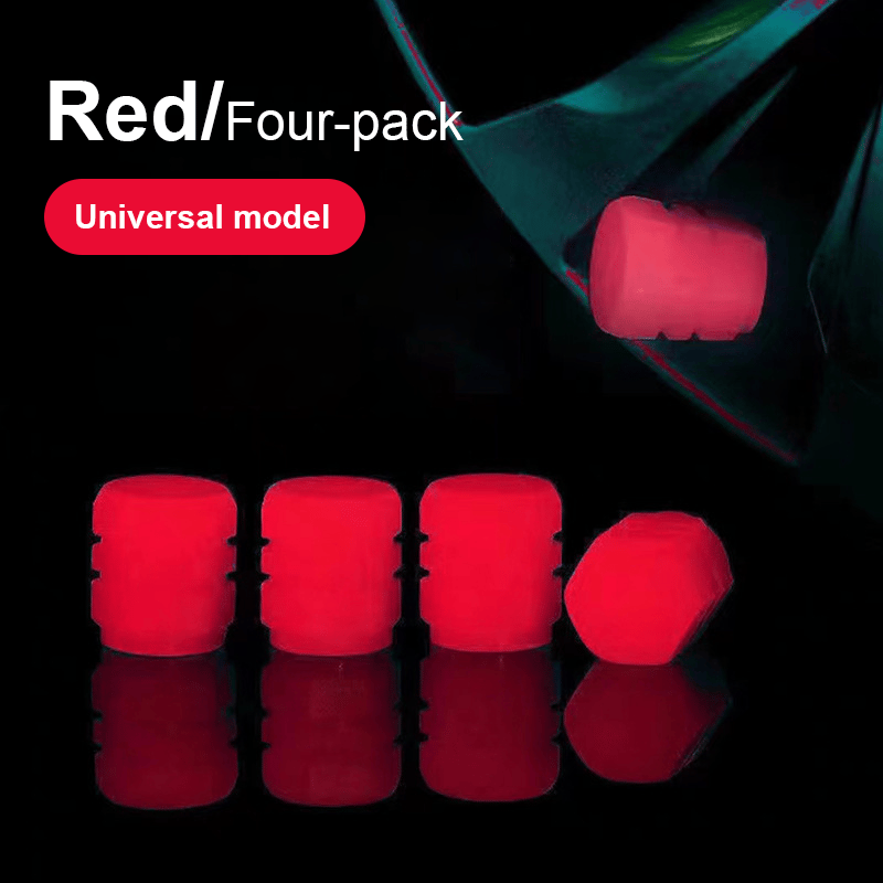 🚗Glow-in-the-Dark Tire Caps 💡(Buy 2 Free Shipping)