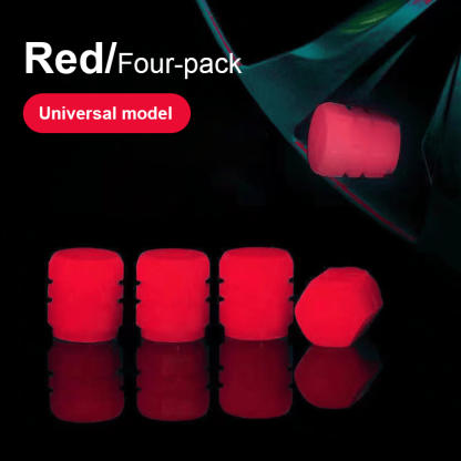 🚗Glow-in-the-Dark Tire Caps 💡(Buy 2 Free Shipping)
