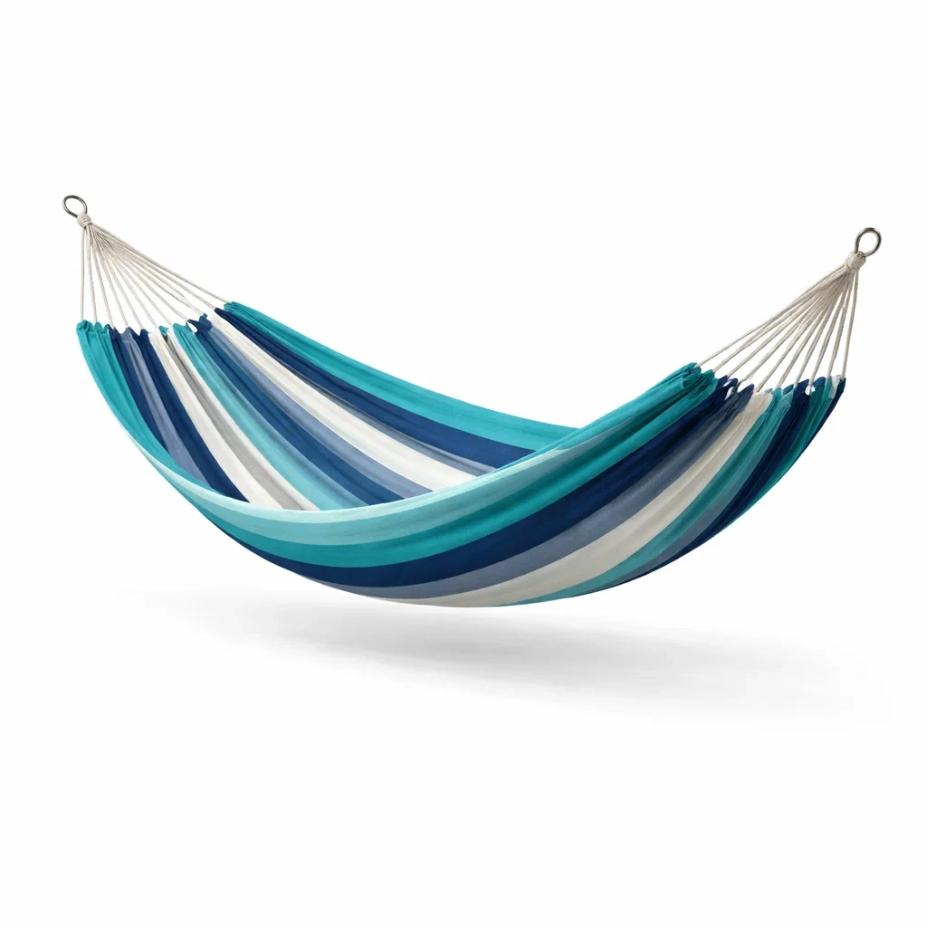 Amaca in Tessuto a Strisce Blu-NOOKLUXZ