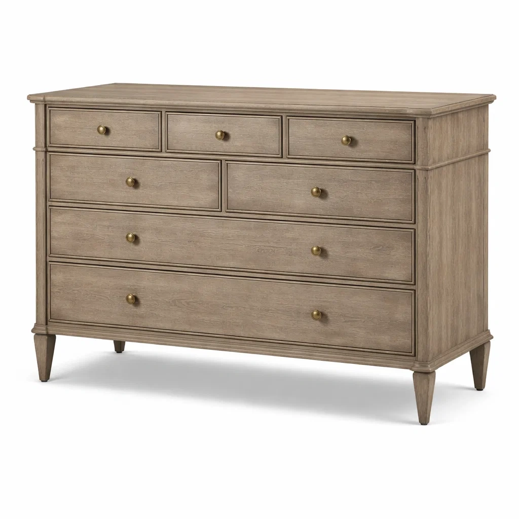 Cassettiera Rettangolare in Rovere Marrone Naturale-NOOKLUXZ