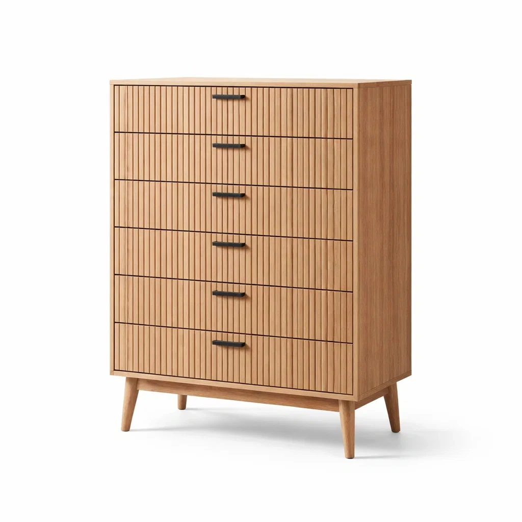 Cassettiera in Legno-NOOKLUXZ