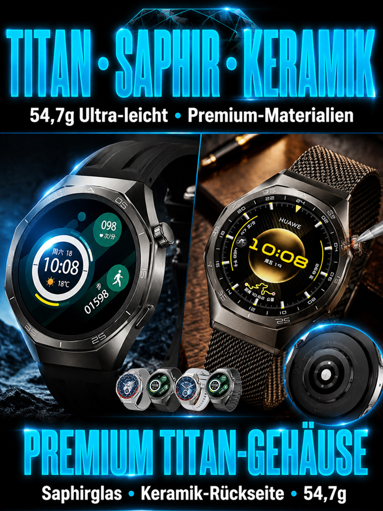 🩺 Smartwatch 2026: 99,8% Präzise EKG- & Blutdruckanalyse! 💓