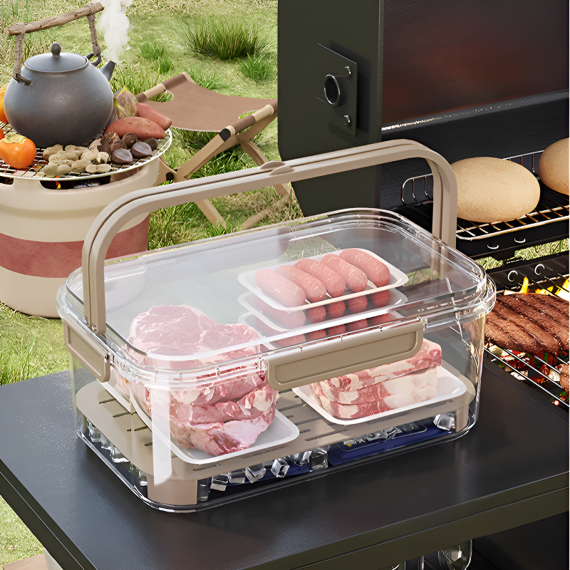 Tragbarer Lebensmittelaufbewahrungsbehälter