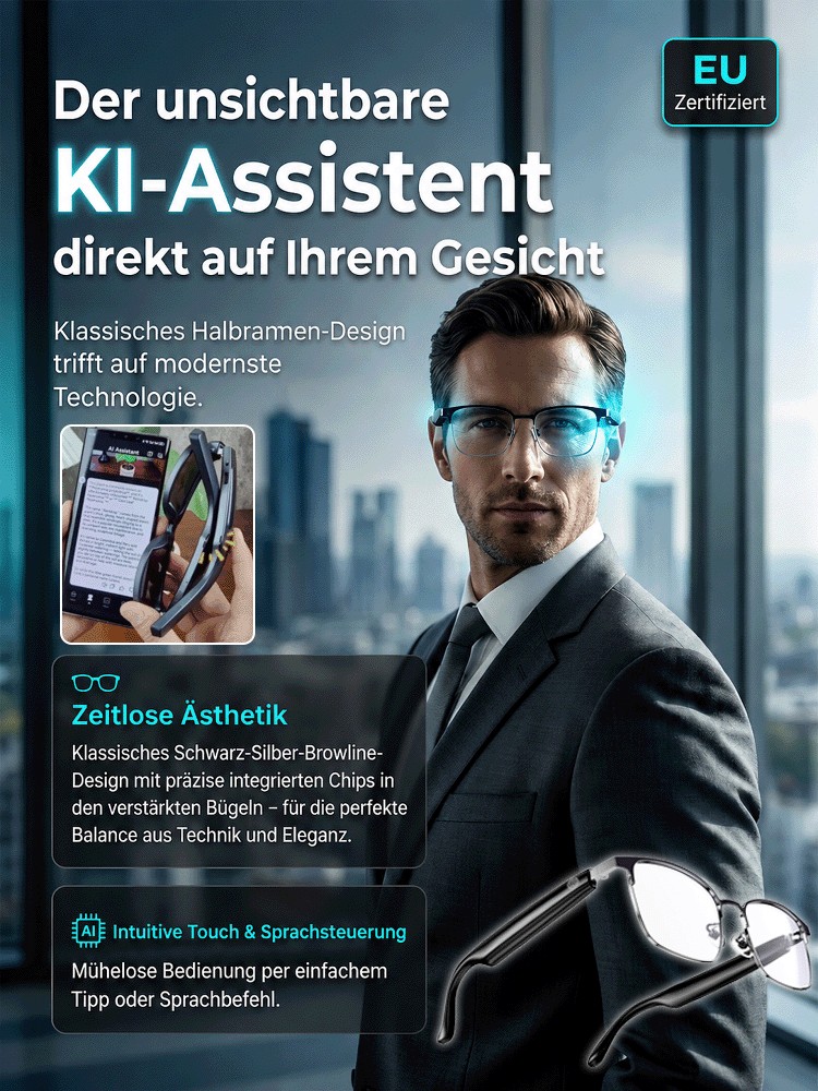 🔥 AI-Smart-Brille 2026: Autofokus & 4K-Kamera zum Sparpreis! ⏳