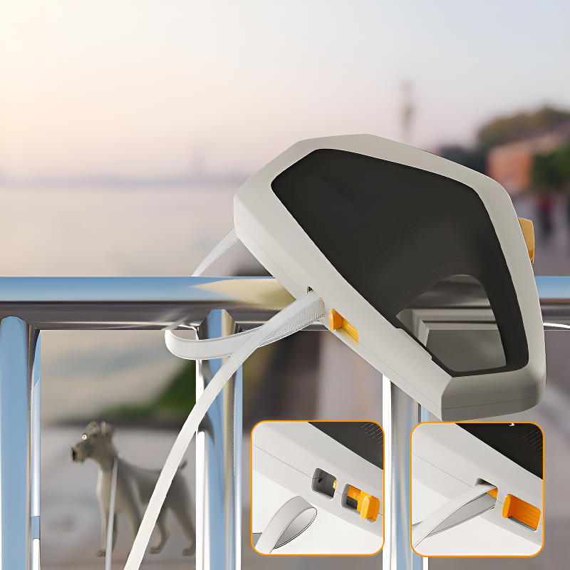 Correa retráctil para perros, uso manos libres