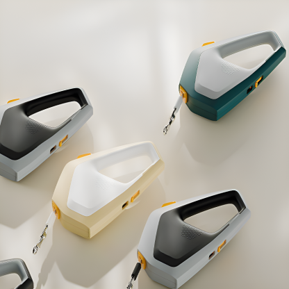 Correa retráctil para perros, uso manos libres