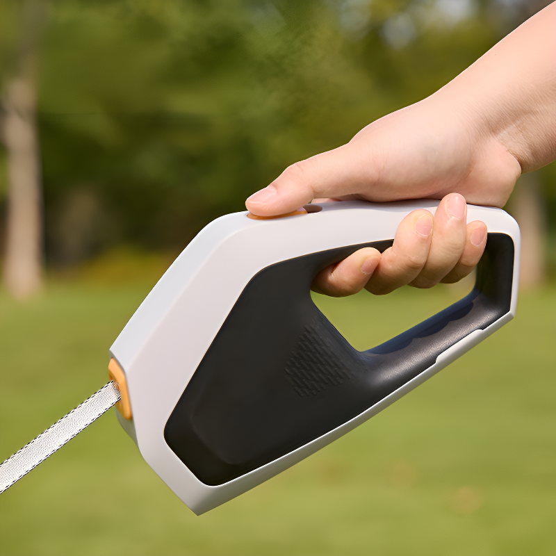 Correa retráctil para perros, uso manos libres