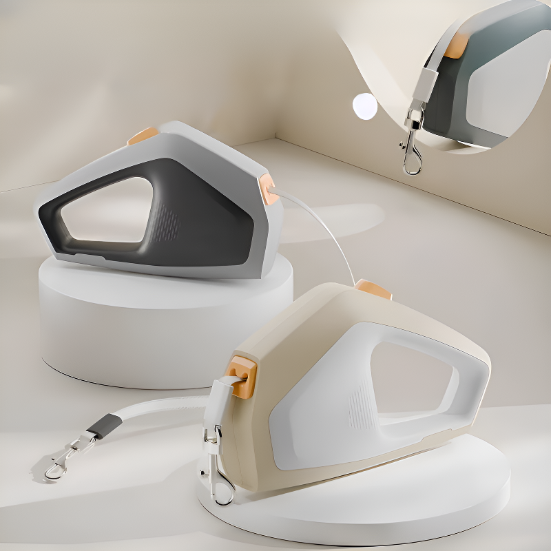 Correa retráctil para perros, uso manos libres