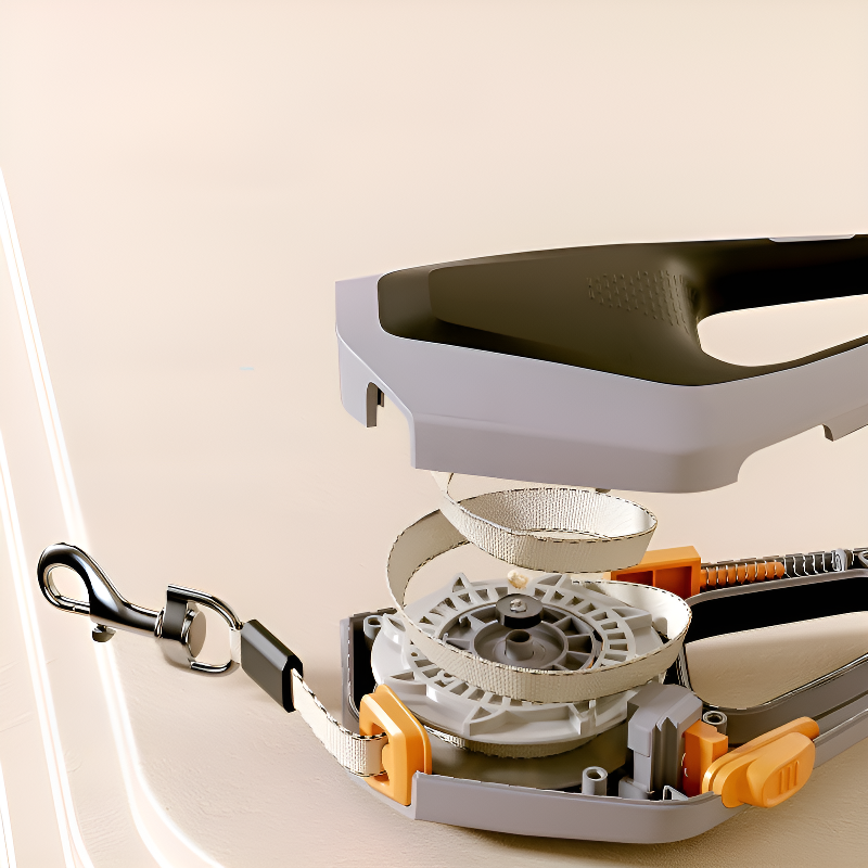 Correa retráctil para perros, uso manos libres