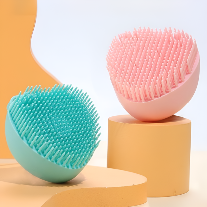 Cepillo de baño de silicona para mascotas, limpieza y masaje