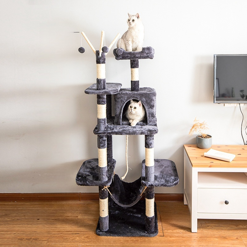 Multi-level Cat Tree Cat Tower Pet Supplies Climbing Frame Cat House