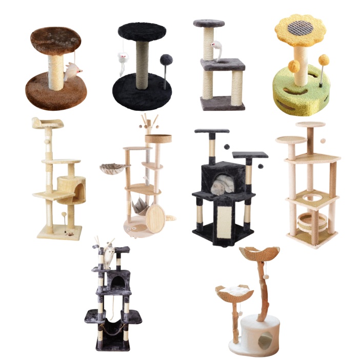 Multi-level Cat Tree Cat Tower Pet Supplies Climbing Frame Cat House