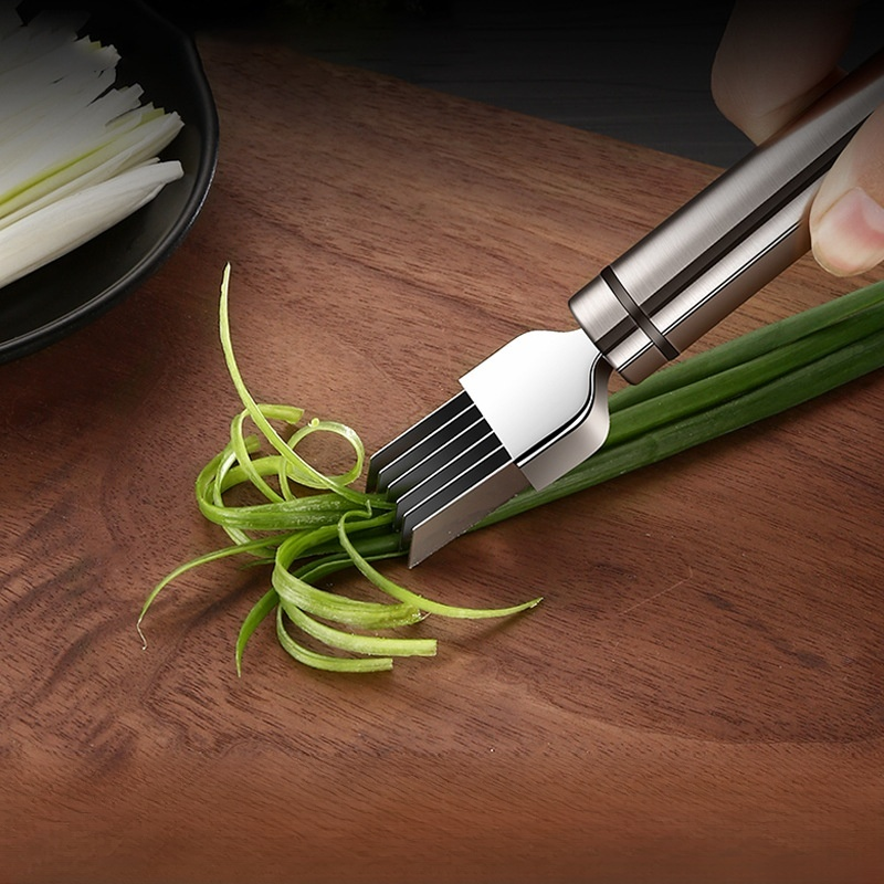 Zwiebelschneider aus Edelstahl für die Küche