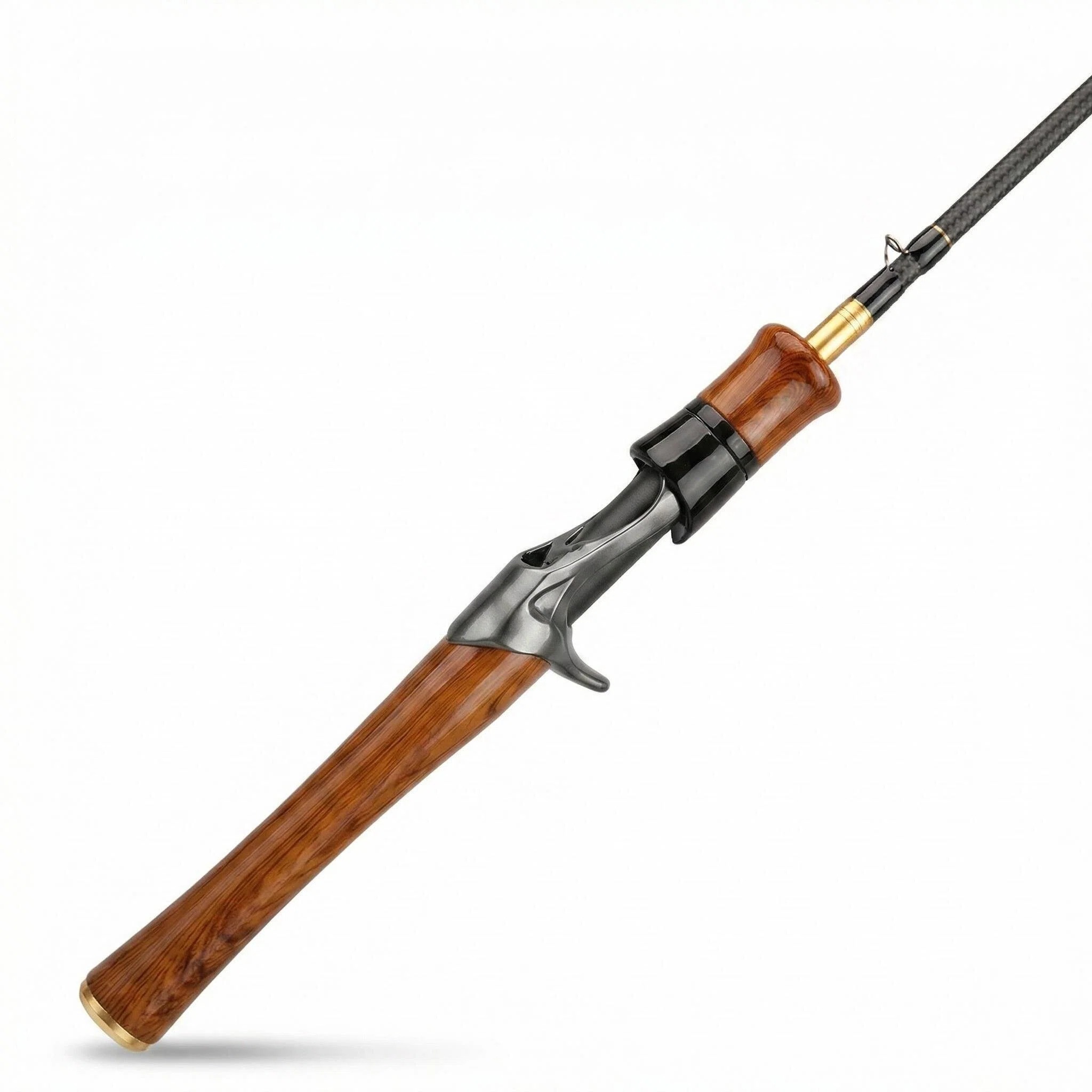 YEZIXIN UL Ultra-Light Micro Jigging Rod – Solid Carbon Telescopic/Plug-in Spinning Rod for Minnows, Dace, Bass & Topmouth Culter