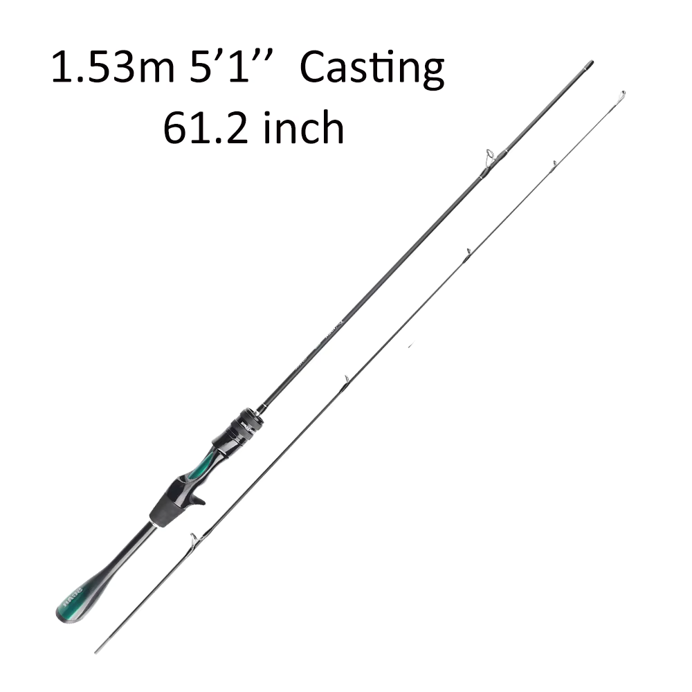 YEZIXIN 1.8m Ultralight Solid Carbon Trout Rod - UL Extra Soft Tip Casting Lure Rod for Chub & Whitefish