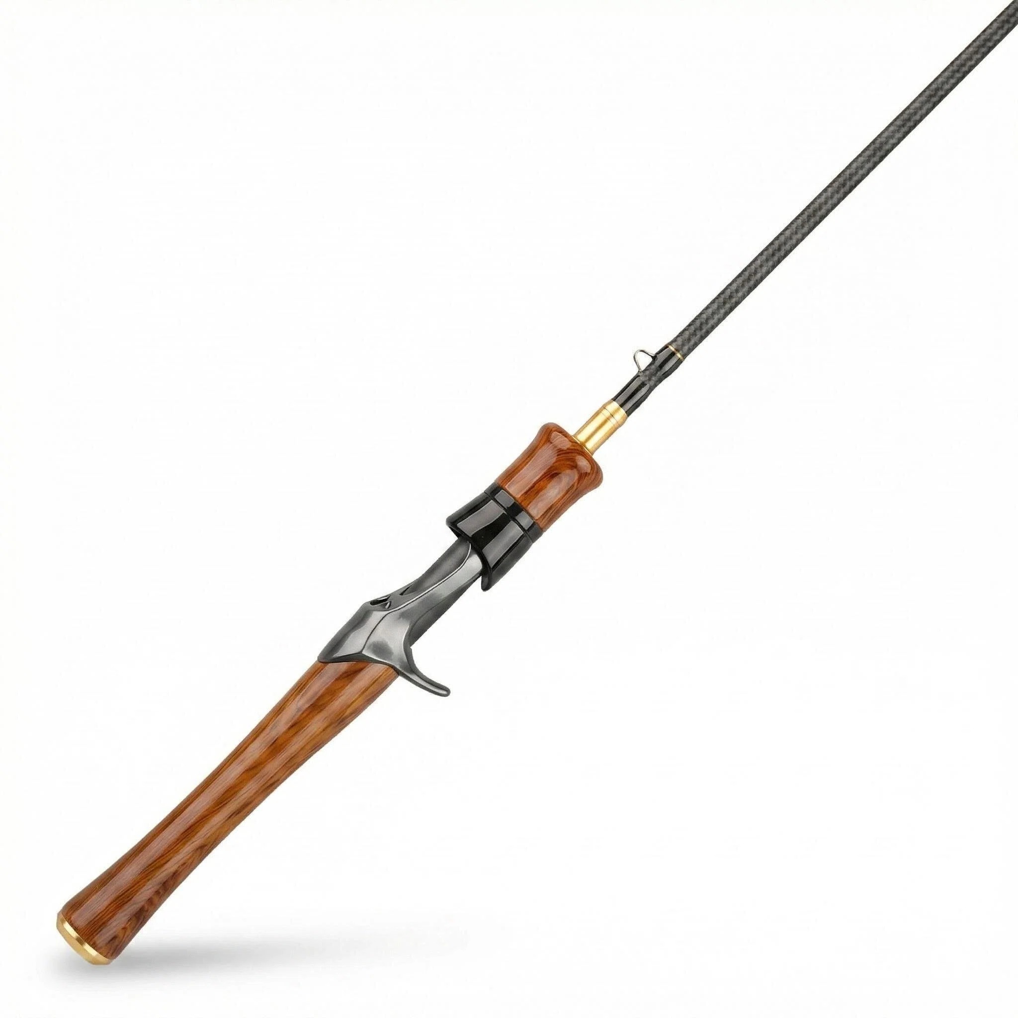 YEZIXIN UL Ultra-Light Micro Jigging Rod – Solid Carbon Telescopic/Plug-in Spinning Rod for Minnows, Dace, Bass & Topmouth Culter