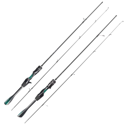 YEZIXIN 1.8m Ultralight Solid Carbon Trout Rod - UL Extra Soft Tip Casting Lure Rod for Chub & Whitefish