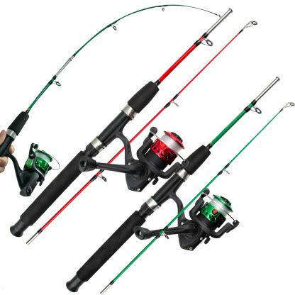 YEZIXIN Kids Fishing Rod & Reel Combo Set - Complete Portable Tackle Kit for Beginners