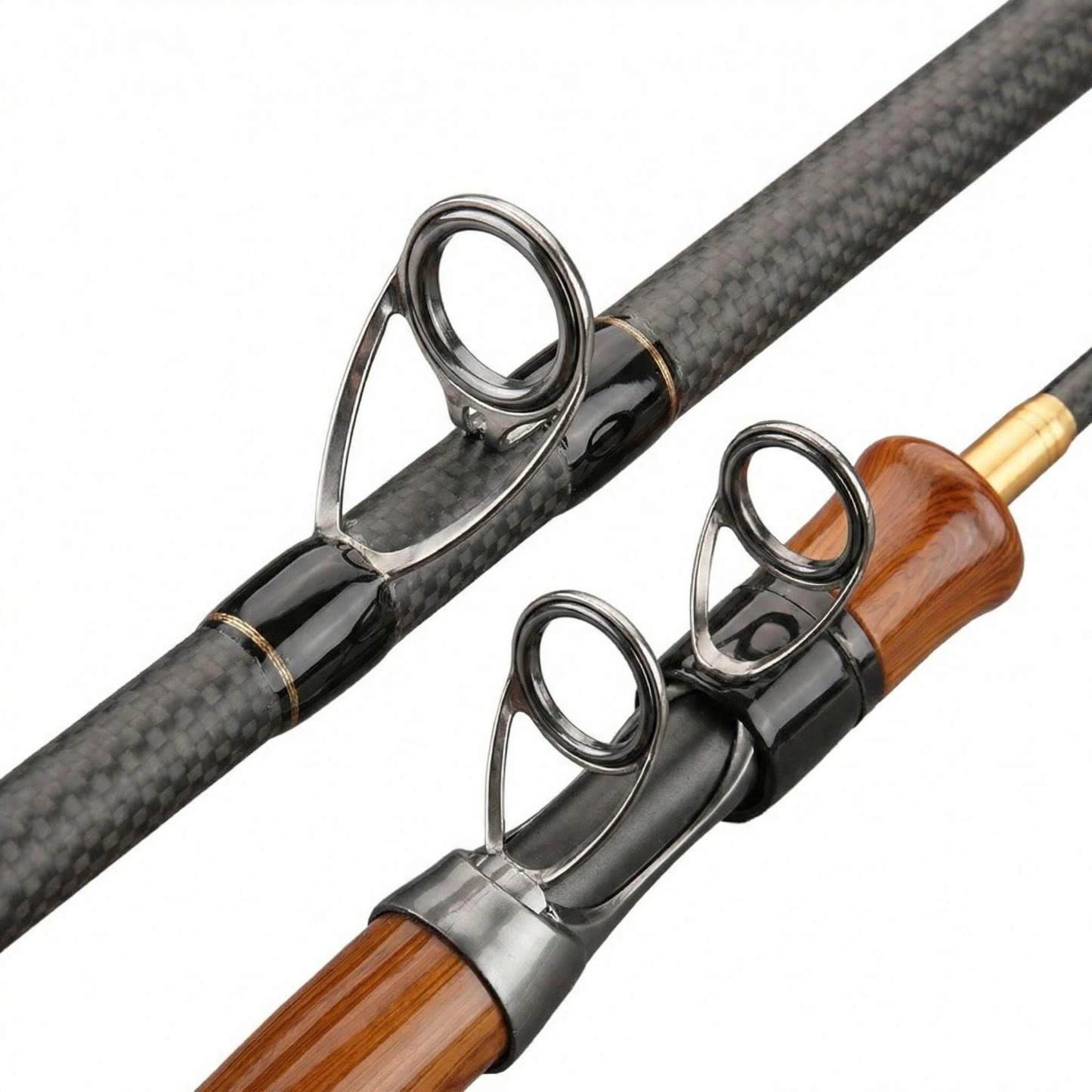 YEZIXIN UL Ultra-Light Micro Jigging Rod – Solid Carbon Telescopic/Plug-in Spinning Rod for Minnows, Dace, Bass & Topmouth Culter