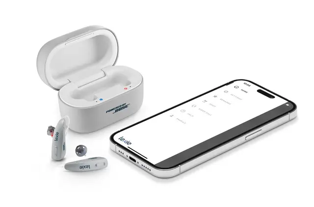 Audífonos de venta libre autoajustables Lexie B2 Plus - Desarrollado por Bose