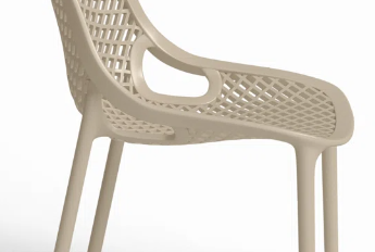 Outdoor Stacking Dining Side Chair (Set of 2)