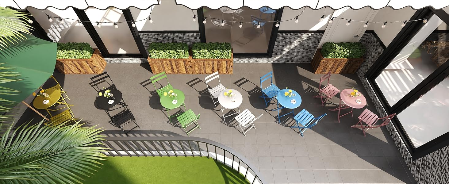 Bistro Table and Chairs Set of 2