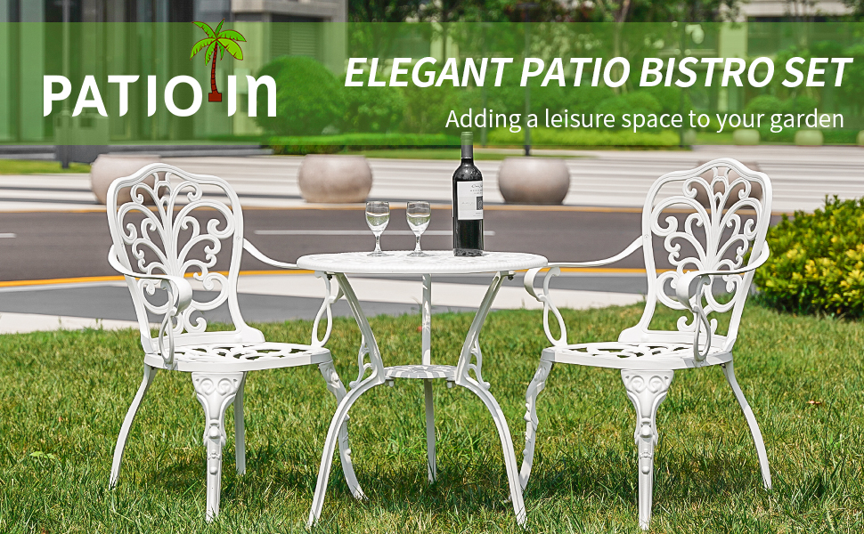 bistro table and chairs set of 2