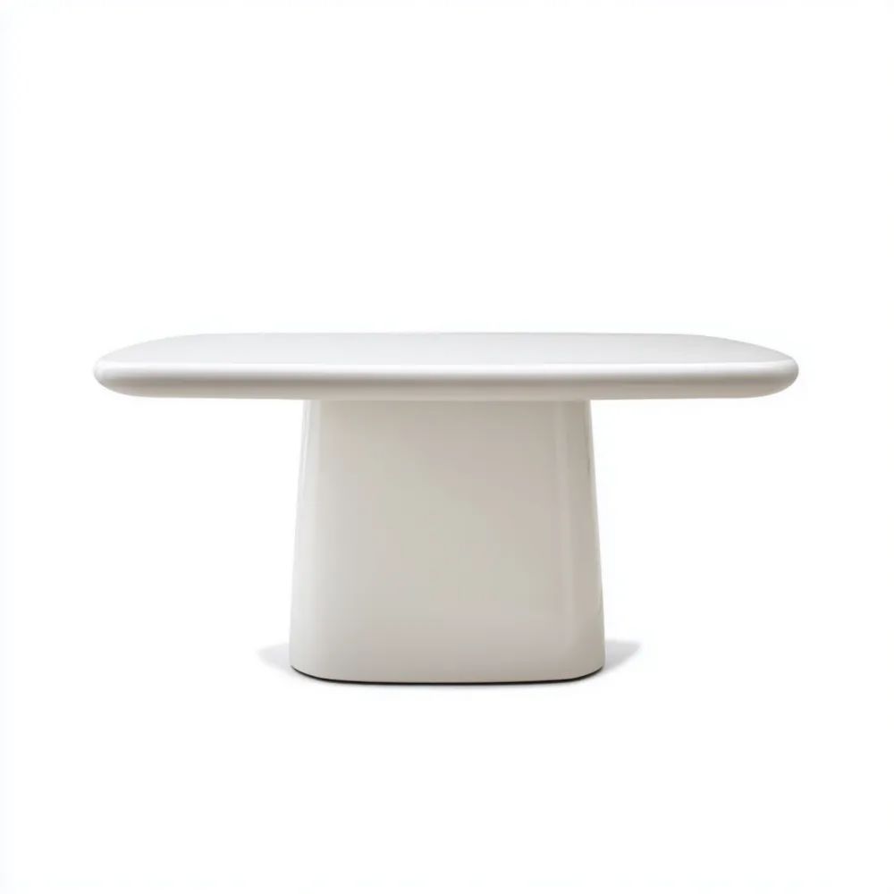 Tavolo da pranzo moderno 160x80x75 cm - Bianco