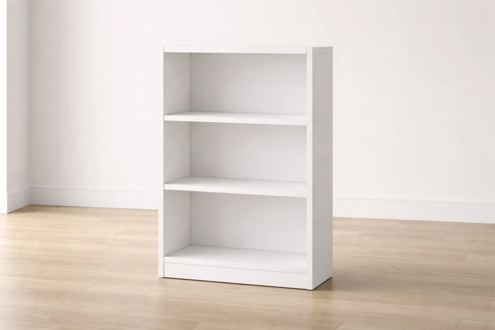 Étagère en bois blanc 3 niveaux 90x60x24 cm-Formavelo