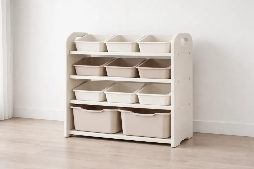 Étagère de rangement en plastique avec bacs-Formavelo