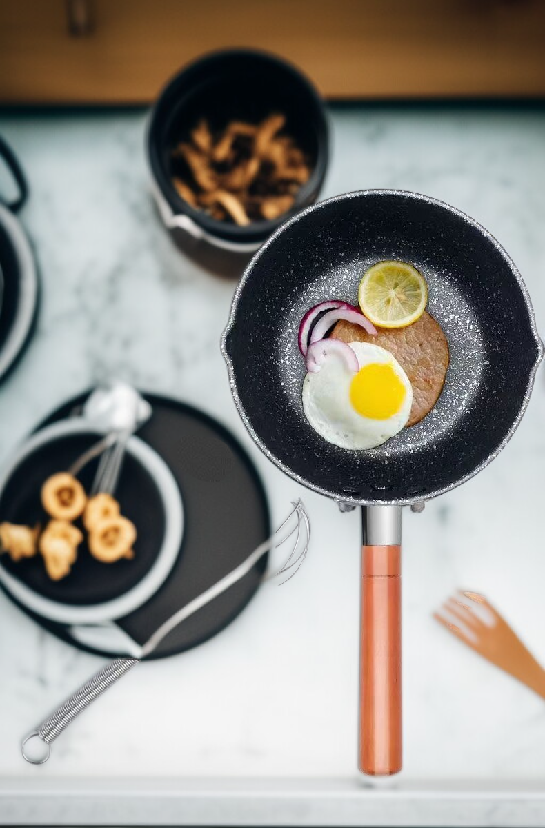 Non-stick baby food pot suitable for induction and gas stoves