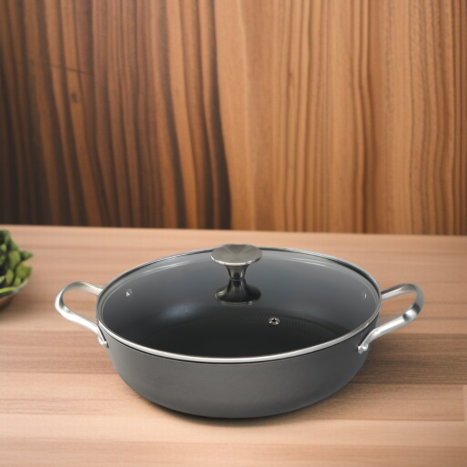 Premium seafood stew cast iron enamel pot with double handles