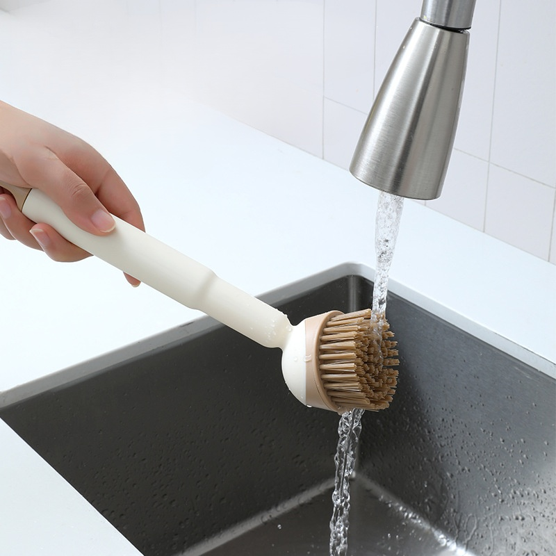 Oil resistant cleaning brush for kitchen
