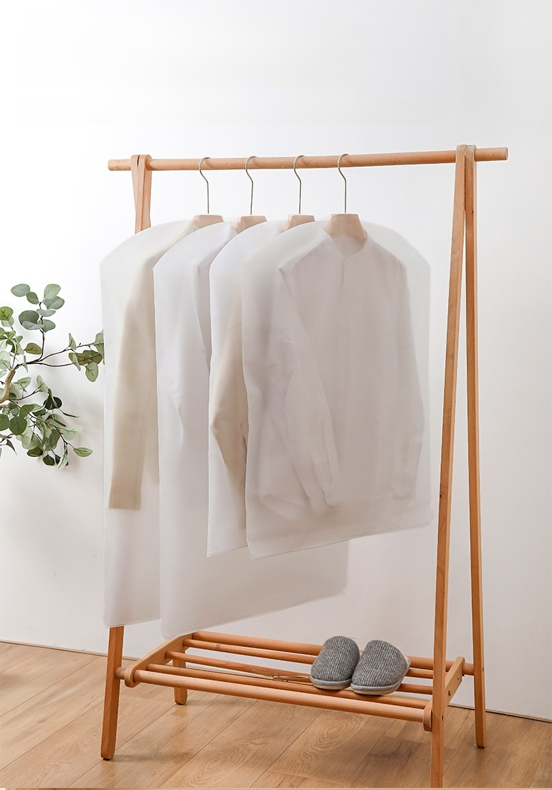 Durable hanging bag for coats, suits, and dresses