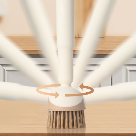 Gentle brush head for scratch-free cleaning