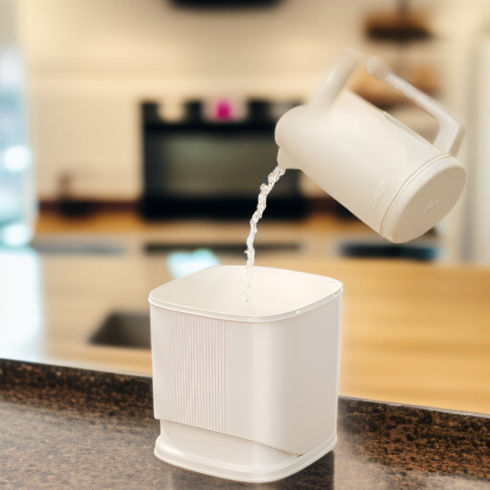 Safe and hygienic rice box with embedded design