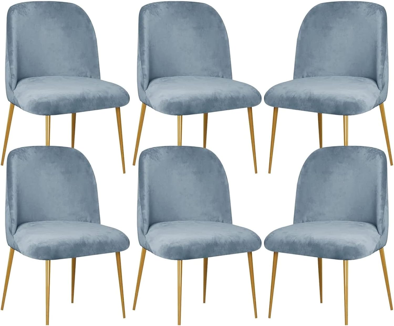 Dining Chair Cover Stretch Velvet Upholstered Side Dining Chair Cover Slipcover Curved Back Mid Century Modern Accent Dining Chair Covers for Kitchen Living Room