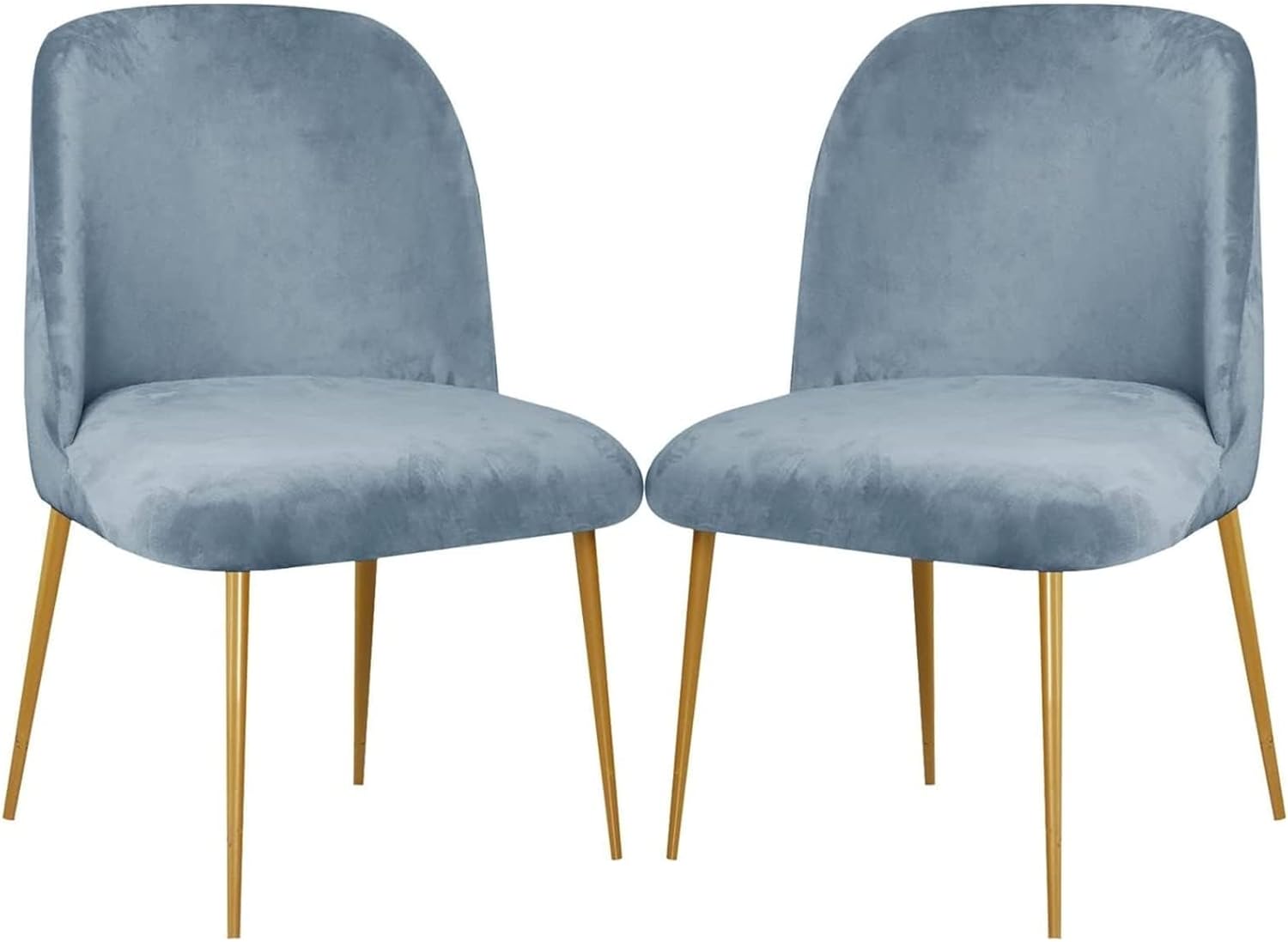 Dining Chair Cover Stretch Velvet Upholstered Side Dining Chair Cover Slipcover Curved Back Mid Century Modern Accent Dining Chair Covers for Kitchen Living Room