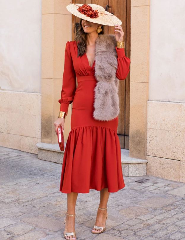 Teja midi flying dress