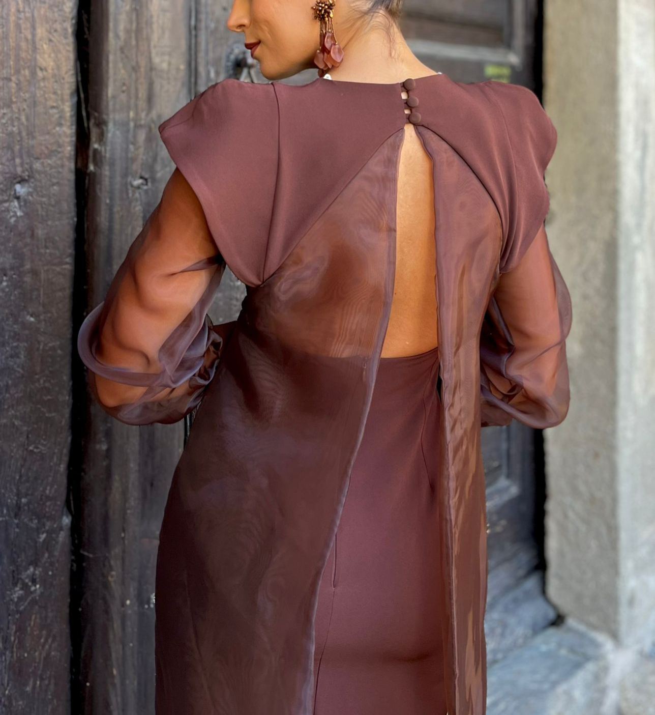 Talavera Chocolate Multi-Position Dress