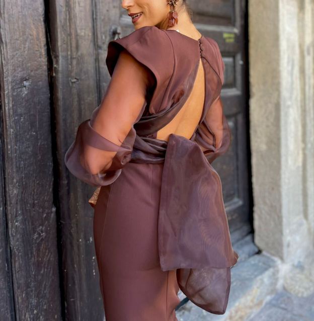 Talavera Chocolate Multi-Position Dress