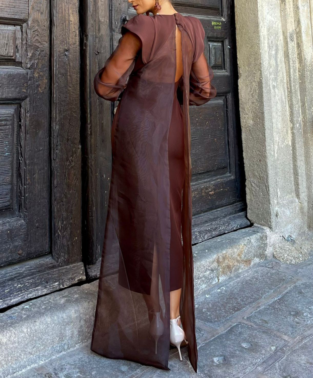 Talavera Chocolate Multi-Position Dress