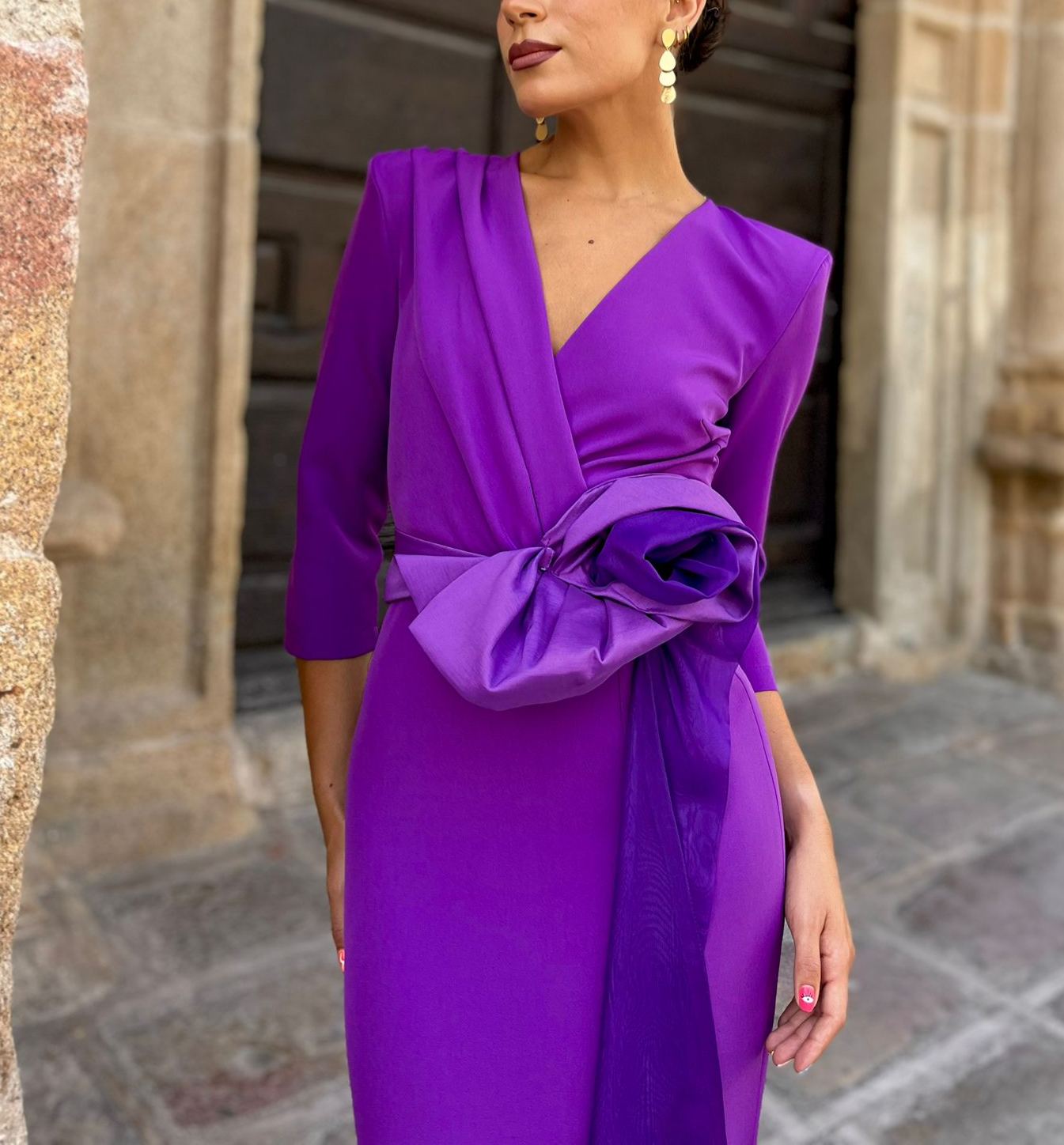 Avellaneda Purple Dress