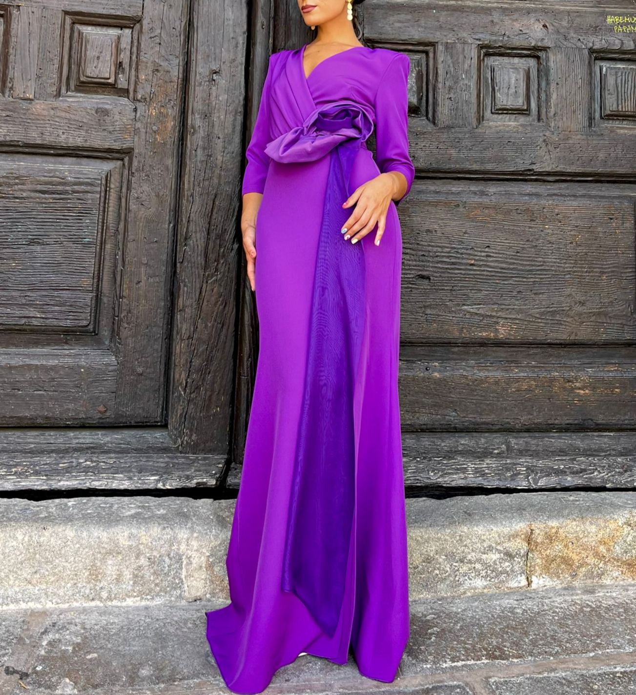 Avellaneda Purple Dress