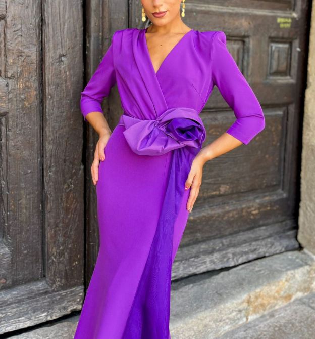 Avellaneda Purple Dress