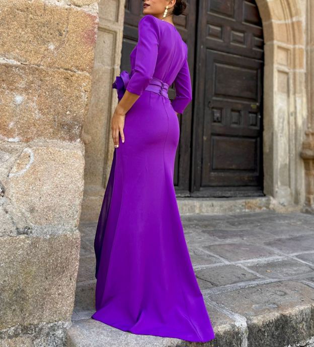 Avellaneda Purple Dress