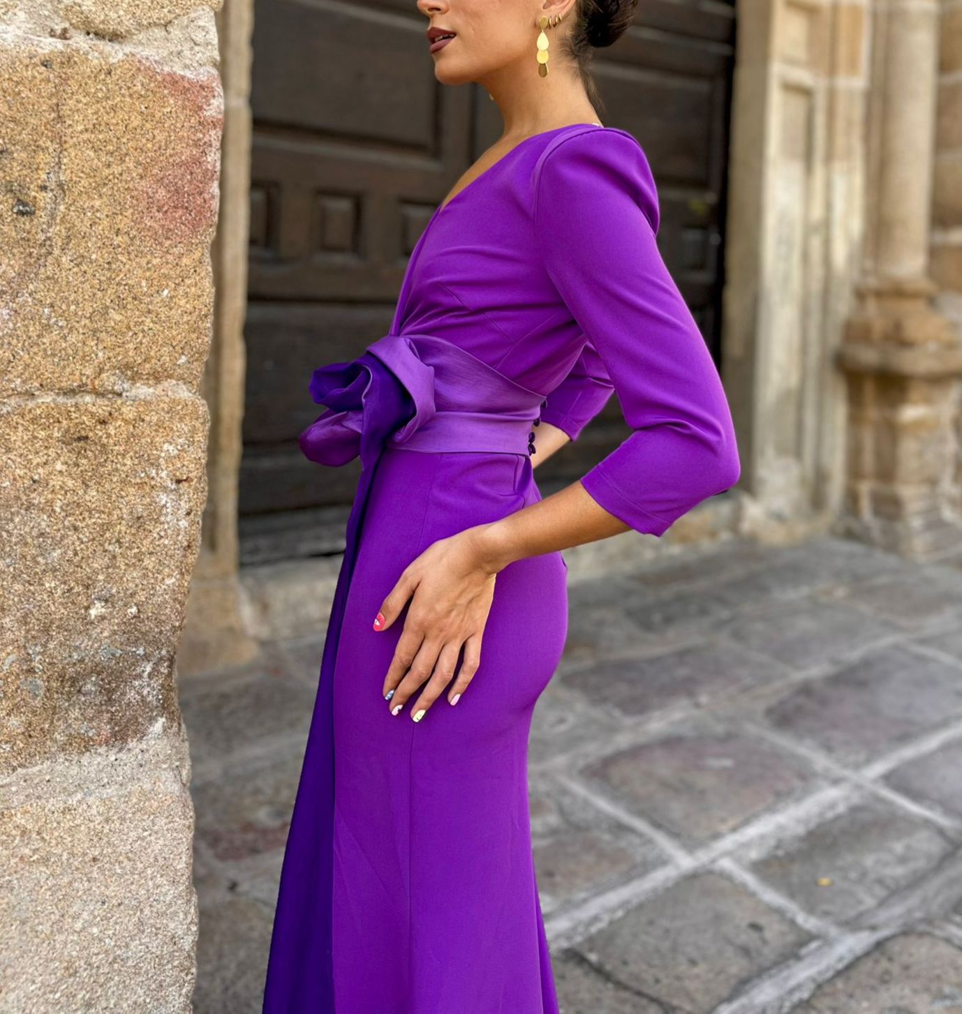 Avellaneda Purple Dress