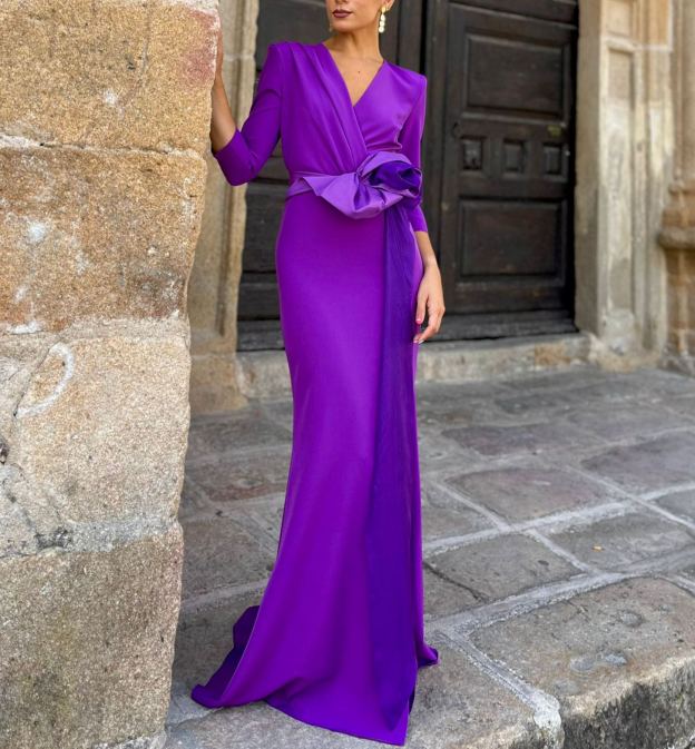 Avellaneda Purple Dress