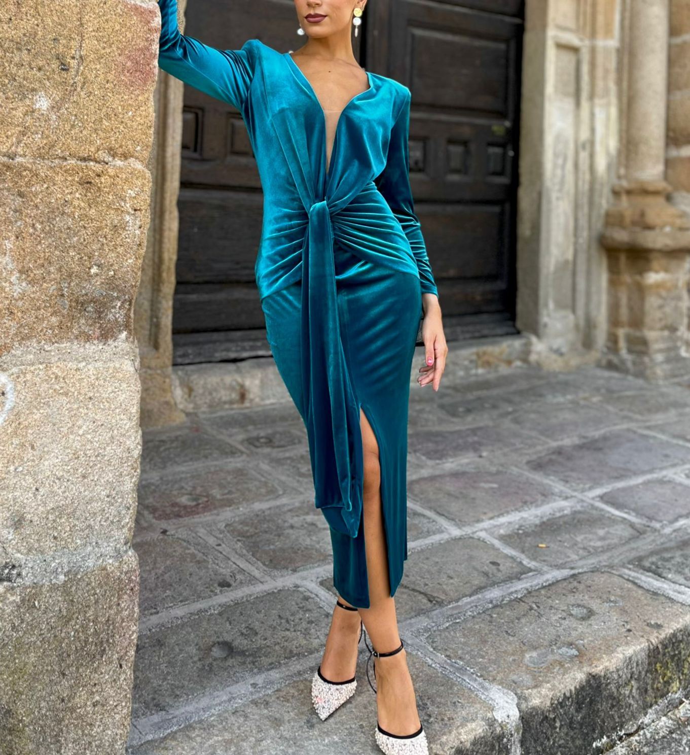 La Calzada Petroleum dress