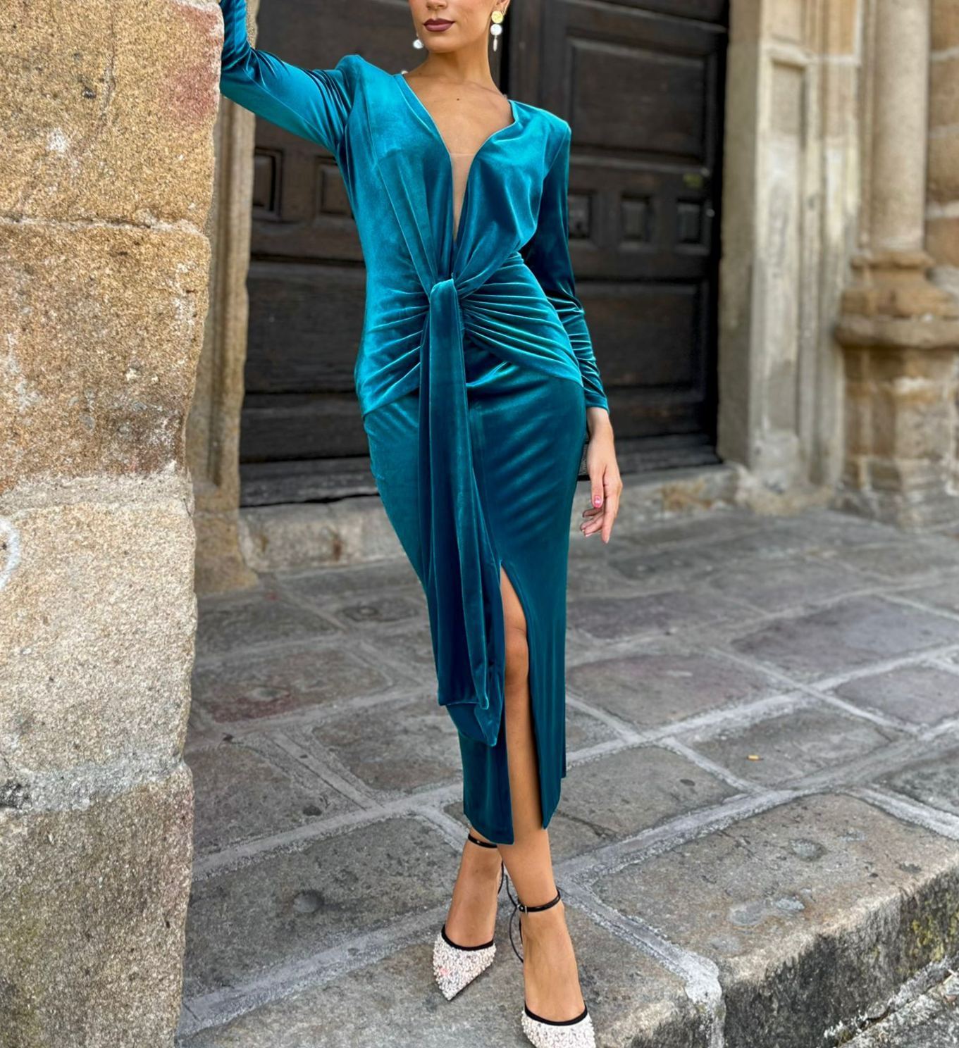 La Calzada Petroleum dress